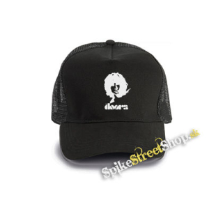 DOORS - JIM MORRISON PORTRAIT Motive 2 - čierna bavlnená sieťkovaná šiltovka model "Trucker Cap"