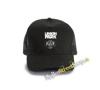 LINKIN PARK - Road To Revolution - čierna bavlnená sieťkovaná šiltovka model "Trucker Cap"