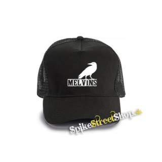 MELVINS - Logo - čierna bavlnená sieťkovaná šiltovka model "Trucker Cap"