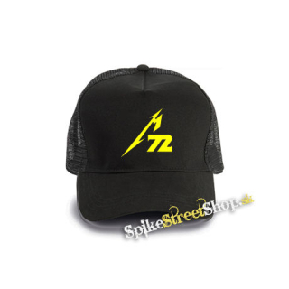 METALLICA - M72 - čierna bavlnená sieťkovaná šiltovka model "Trucker Cap"