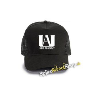 MY HERO ACADEMIA - Logo Crest - čierna bavlnená sieťkovaná šiltovka model "Trucker Cap"
