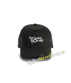 MY CHEMICAL ROMANCE - Logo Black Parade - čierna bavlnená sieťkovaná šiltovka model "Trucker Cap"