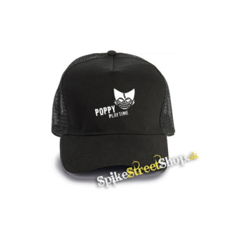 POPPY PLAYTIME - Logo Teeth Smile Motive 2 - čierna bavlnená sieťkovaná šiltovka model "Trucker Cap"