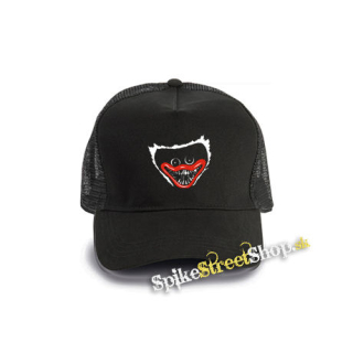 POPPY PLAYTIME - Smile - čierna bavlnená sieťkovaná šiltovka model "Trucker Cap"