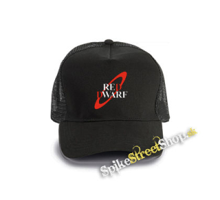 RED DWARF - čierna bavlnená sieťkovaná šiltovka model "Trucker Cap"