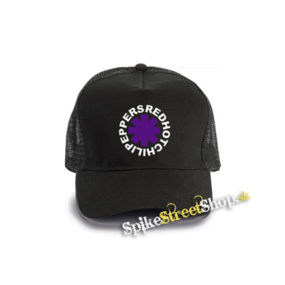 RED HOT CHILI PEPPERS - Asterix Purple - čierna bavlnená sieťkovaná šiltovka model "Trucker Cap"
