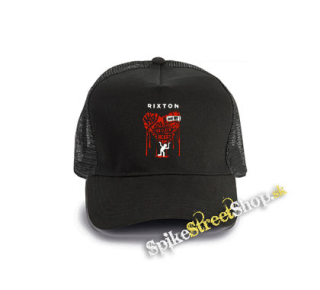 RIXTON - Me And My Broken Heart - čierna bavlnená sieťkovaná šiltovka model "Trucker Cap"