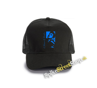 SHAWN MENDES - My Darling Blue - čierna bavlnená sieťkovaná šiltovka model "Trucker Cap"