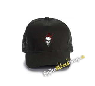 SKULL RAYS - čierna bavlnená sieťkovaná šiltovka model "Trucker Cap"