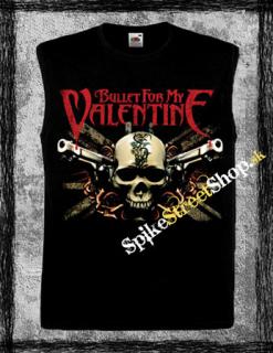 BULLET FOR MY VALENTINE - Skull - čierne pánske tričko bez rukávov