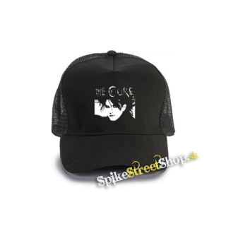 THE CURE - Robert Smith Nosferatu Portrait - čierna bavlnená sieťkovaná šiltovka model "Trucker Cap"
