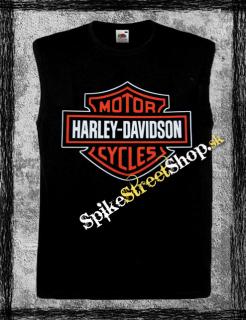 HARLEY DAVIDSON - Motor Cycles - čierne pánske tričko bez rukávov
