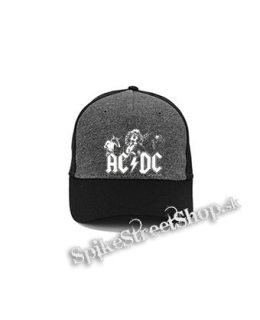 ACDC - Let There Be Rock - šedočierna bavlnená šiltovka