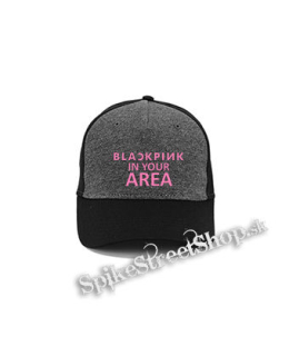 BLACKPINK - In Your Area Pink - šedočierna bavlnená šiltovka