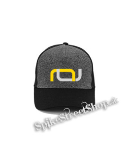 CALISTATIC - Yellow Logo Symbol - šedočierna bavlnená šiltovka