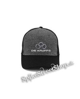 DIE KRUPPS - Logo - šedočierna bavlnená šiltovka