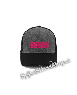 DURAN DURAN - Pink Logo - šedočierna bavlnená šiltovka