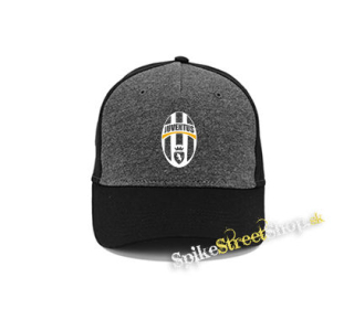FC JUVENTUS - Logo Motive 1 - šedočierna bavlnená šiltovka