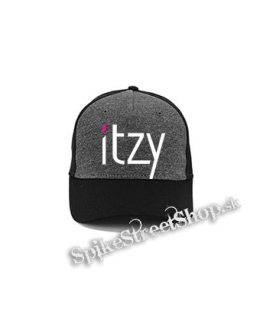 ITZY - Logo - šedočierna bavlnená šiltovka