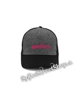 KATE PERRY - Logo - šedočierna bavlnená šiltovka