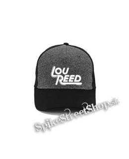 LOU REED - Logo - šedočierna bavlnená šiltovka