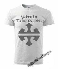 WITHIN TEMPTATION - Grey Logo - biele pánske tričko