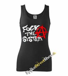 ANARCHY - FUCK THE SYSTEM - Ladies Vest Top