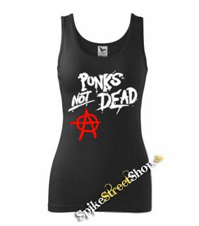 ANARCHY - PUNKS NOT DEAD - Ladies Vest Top