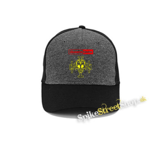 QUEENSRYCHE - Operation Mindcrime Crest - šedočierna bavlnená šiltovka