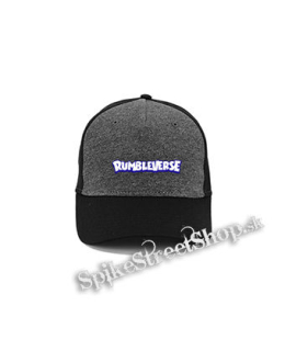 RUMBLEVERSE - Logo Blue - šedočierna bavlnená šiltovka
