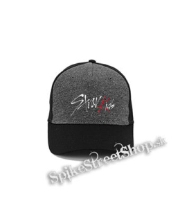 STRAY KIDS - Logo - šedočierna bavlnená šiltovka