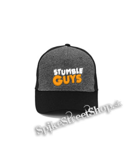 STUMBLE GUYS - Logo - šedočierna bavlnená šiltovka