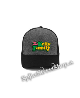 THE KELLY FAMILY - Logo Colour - šedočierna bavlnená šiltovka