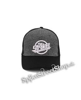 THE STROKES - Logo Band - šedočierna bavlnená šiltovka