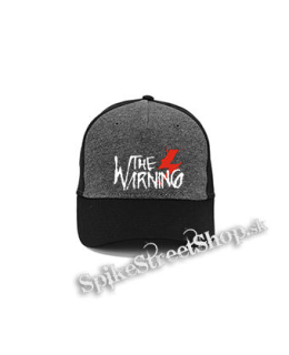 THE WARNING - Logo - šedočierna bavlnená šiltovka