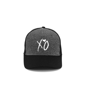 THE WEEKND - XO Logo - šedočierna bavlnená šiltovka