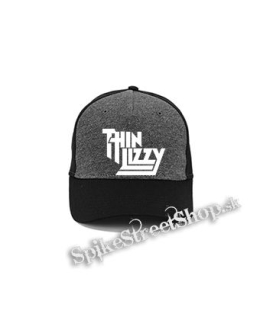 THIN LIZZY - Logo - šedočierna bavlnená šiltovka