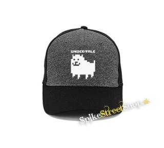 UNDERTALE - Annoying Dog - šedočierna bavlnená šiltovka