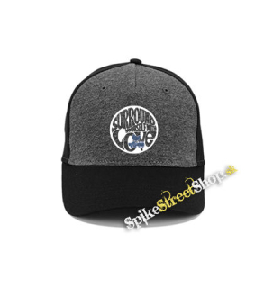 WOODSTOCK - Surround Yourself With Love - šedočierna bavlnená šiltovka