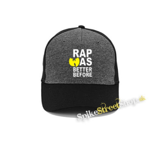 WU TANG CLAN - Rap Was Better Before - šedočierna bavlnená šiltovka