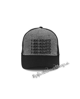 AGUST D - 1-800-AGUST D - šedočierna bavlnená šiltovka