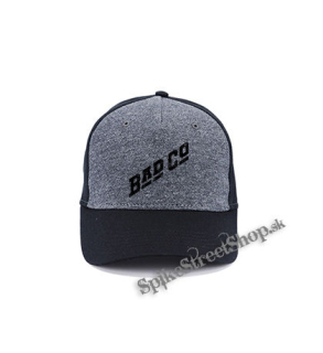 BAD COMPANY - Logo - šedočierna bavlnená šiltovka