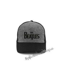 BEATLES - Logo Vintage - šedočierna bavlnená šiltovka