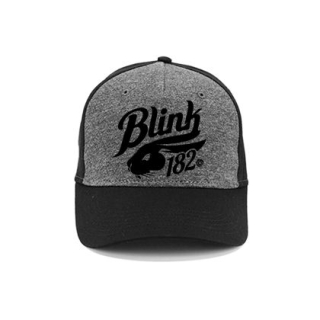 BLINK 182 - Champ Black - šedočierna bavlnená šiltovka