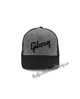 GIBSON - šedočierna bavlnená šiltovka