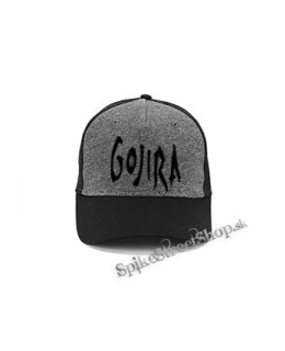 GOJIRA - Logo - šedočierna bavlnená šiltovka