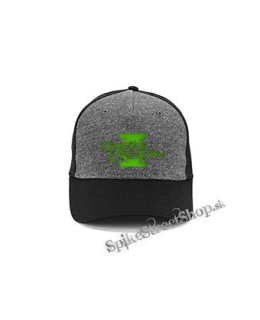 GREEN LANTERN - Logo Motive 2 - šedočierna bavlnená šiltovka
