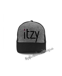 ITZY - Logo - šedočierna bavlnená šiltovka