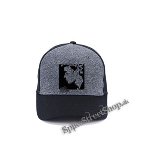 JUSTIN BIEBER - Logo & Portrait Motive 2 - šedočierna bavlnená šiltovka