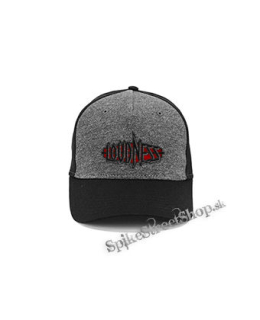 LOUDNESS - Logo Band - šedočierna bavlnená šiltovka